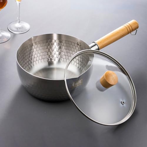 304 Edelstahl Snow Flat Pot geeignet zum Dämpfen, Kochen und mehr (20 cm ohne Abdeckung) von Jotekonoby