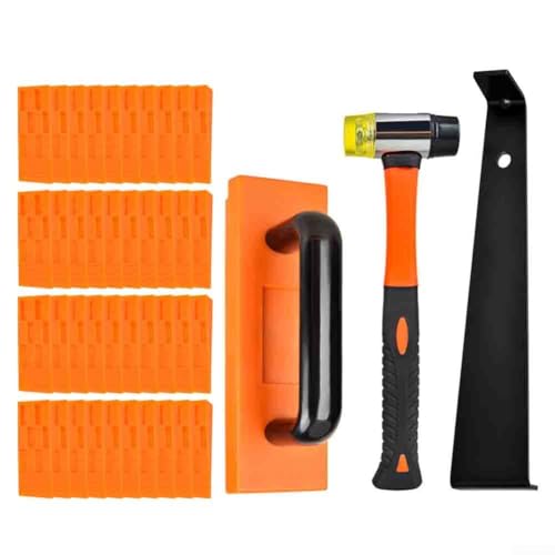 43 Stück Bodenverlegewerkzeuge mit ergonomischem Design, einschließlich robustem Hammer und verbesserter Zugstange für Langlebigkeit 43 Stück Bodenverlegewerkzeuge mit ergonomischem Design, einschließlich robustem Hammer und verbesserter Zugstange für Langlebigkeit von Jotekonoby