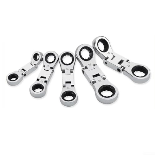 5-teiliges Ringmaulschlüssel-Set, zuverlässiges Werkzeug zum Anziehen und Lösen von Schrauben 5-teiliges Ringmaulschlüssel-Set, zuverlässiges Werkzeug zum Anziehen und Lösen von Schrauben von Jotekonoby