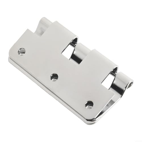 Abnehmbares Scharnier, 77 x 67 mm, Eisen-Schranktür-Hardware für Instrumentenkoffer, Flugkoffer, Kleiderschränke, Holzkisten und Möbel, silberfarbenes Metall von Jotekonoby