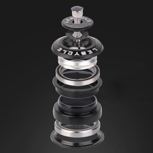 CNC-Fahrrad-Headset-Adapter mit Doppellager 44 mm auf konische Gabel mit wärmebehandelter Aluminiumlegierung für leichte Stärke (C) von Jotekonoby