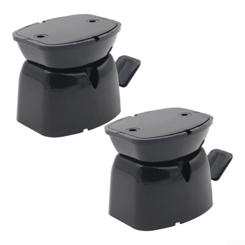 Caravan Door Retainer Catch, Nylon Door Holder Stop Lever, For Caraves, Campervans Trailers Secure Door Holding Solution, Easy Install(2PC Black) von Jotekonoby