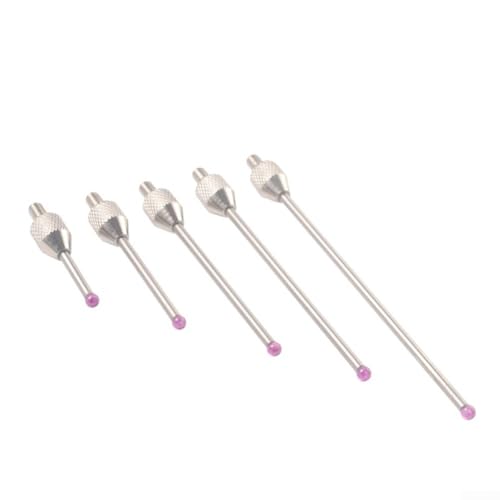 Carbuncle Steel Head 2mm Micrometer Gauge Probe M2 5 Thread for Precision Measurement in Dial Test Indicators (Ruby10mm) von Jotekonoby