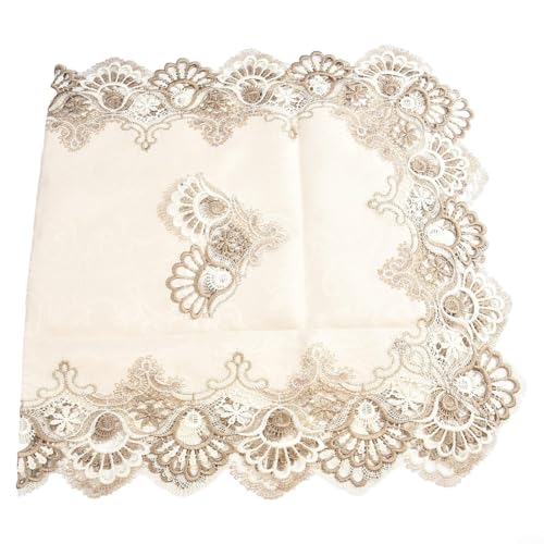 Chic Vintage Style Rectangle Crochet Table Cover Designed to Compliment Any Home Atmosphere (Gray) von Jotekonoby