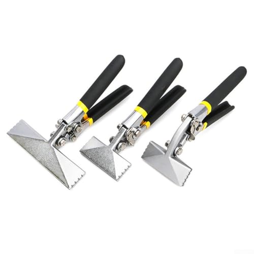 Chrom-Blechzange, 80 mm/150 mm, Handbreite, strapazierfähig, gebogen, Vanadium-Backen, Ellenbogen-Crimpzange mit geradem oder nahterem Format für präzise, saubere Biegungen in (A) von Jotekonoby