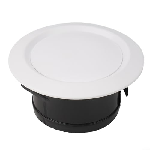 Decken-Lüftungsgitter-Abdeckung, montierbar für den Innenbereich, mit ABS-Material für einstellbaren Luftstrom und Geräuschreduzierung (125 mm) von Jotekonoby