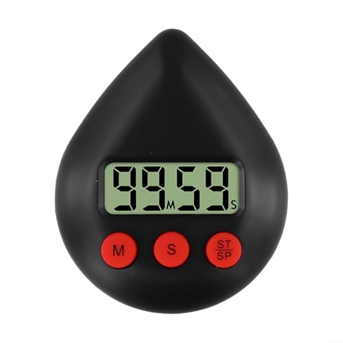 Digitaler Duschtimer mit energiesparenden Vorteilen, Saugnapf, Countdown- und Alarmfunktion (schwarz) von Jotekonoby