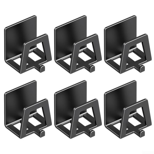 Effizientes Abtropfgestell für Küchenspüle, stabiler Edelstahlhalter für Schwämme (schwarz) von Jotekonoby