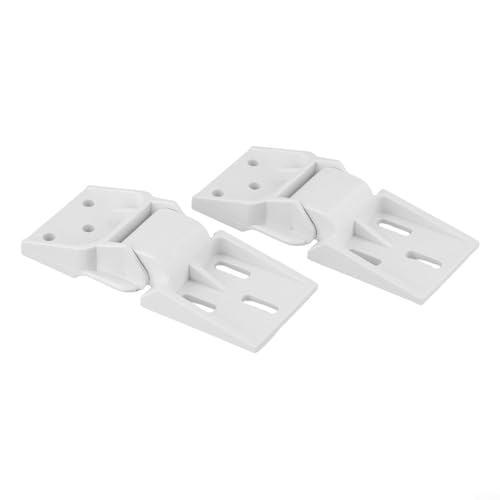 Essential Kunststoffscharnier für Haier mit 3 Löchern, perfekt für die Wartung von Falttüren, 2 Stück von Jotekonoby