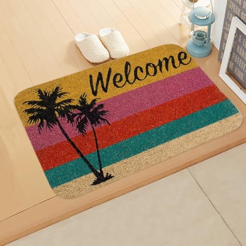 Flanell-Fußmatte mit einzigartigem Design, rutschfest, für drinnen und draußen, 40 x 60 cm (5) von Jotekonoby