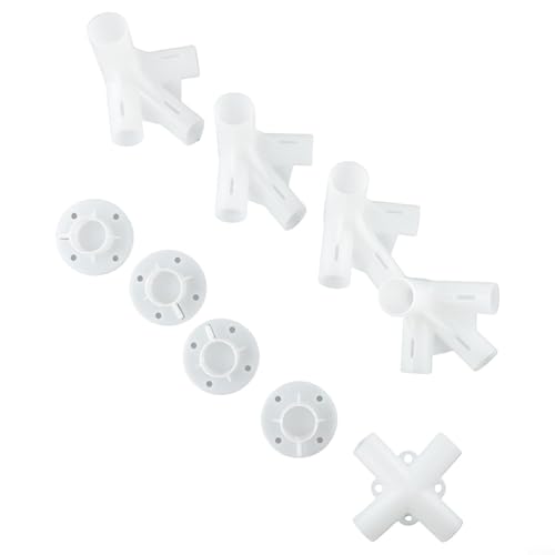 Für Pavillon-Vorzelt-Essentials Komplett-Set mit 9 Ersatzteilverbindern inklusive Ecken und Dächern von Jotekonoby