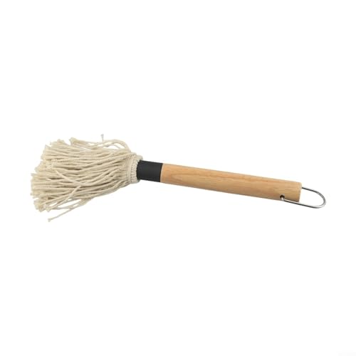 Grillmopp-Set mit extra Baumwollfaserköpfen und langem Holzgriff für einfache Verwendung (B) von Jotekonoby