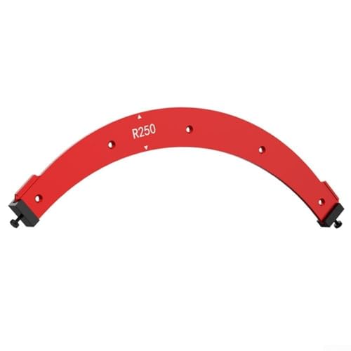 Große Bohrvorrichtung für die Holzbearbeitung aus Aluminiumlegierung, für Innen- und Außenecke, für Oberfräse, Positionierung, Schalungsschablone, R100R300, Fasenwerkzeug, Abrundung, Kleiderschrank von Jotekonoby