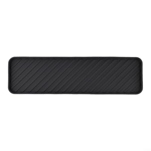 Hitzebeständige Silikonmatte für die Küche, flexibel und praktisch für den täglichen Gebrauch (schwarz) von Jotekonoby