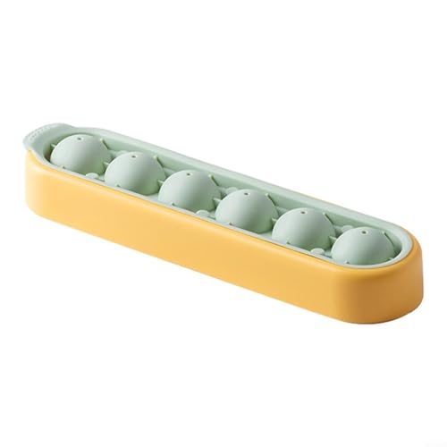 Innovativer runder Eiswürfel mit sicherem Deckel, ideal für Sommergetränke und Cocktails (grün) von Jotekonoby