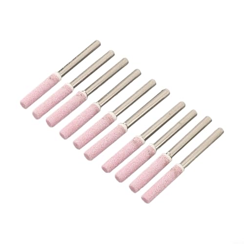 Jotekonoby 10 Stück/Set 4,8 mm Kettensägen-Schleifsteinfeile Kettensägenwerkzeug (4,0 mm) von Jotekonoby
