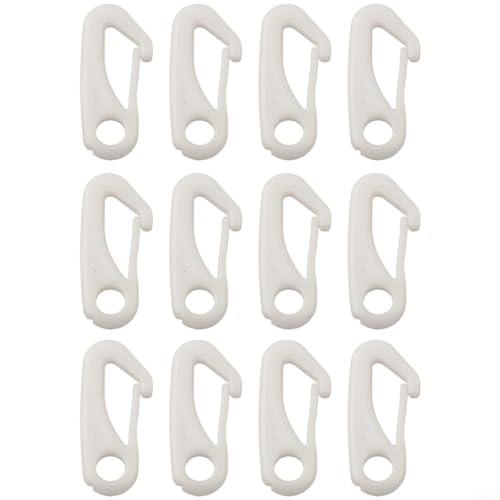 Jotekonoby 12 x Flaggen-Clips, Nylonseil, Zubehör, winddichte Flaggenbefestigung, Fahnenmast-Clips Jotekonoby 12 x Flaggen-Clips, Nylonseil, Zubehör, winddichte Flaggenbefestigung, Fahnenmast-Clips von Jotekonoby