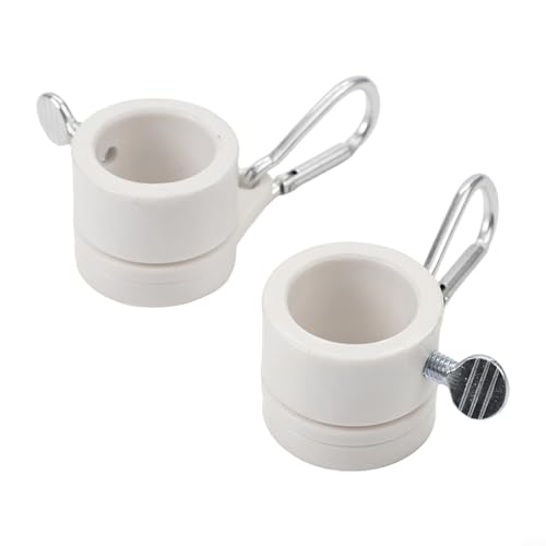 Jotekonoby 2 x drehbare Fahnenmast-Befestigungsringe, passend für Fahnenmast-Montageringe mit 2,5 cm Durchmesser von Jotekonoby