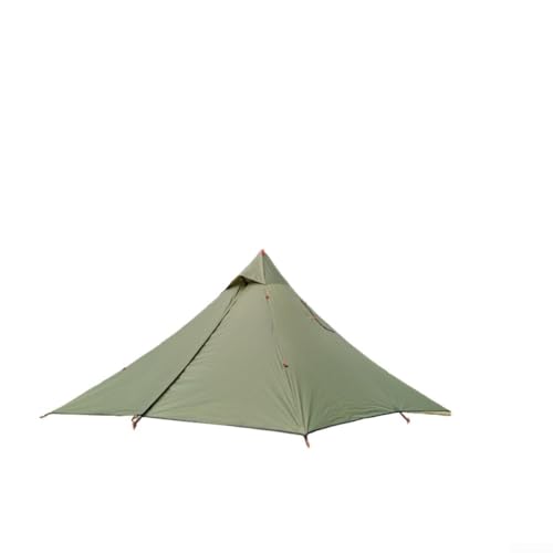 Jotekonoby 210T reißfestes Pyramidenzelt mit Vorder- und Hintertüren für 1–2 Personen (Außenzelt, grün) von Jotekonoby