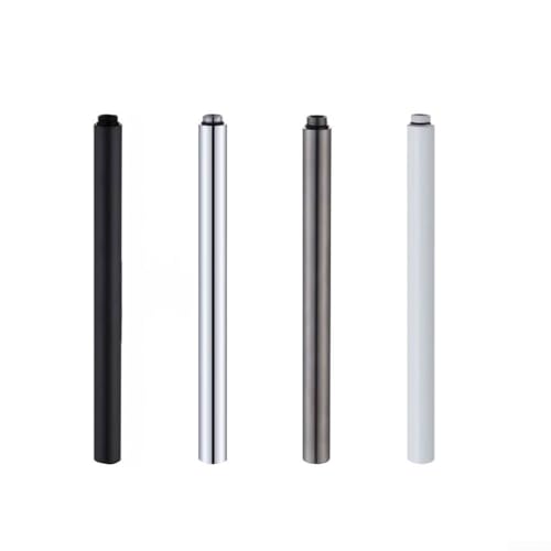 Jotekonoby 30 cm runde Duschverlängerungsstange, Edelstahl-Verlängerungsstange, gerades Duschkopf-Verlängerungsrohr, Handbrause-Verlängerungsrohr für Badezimmer (grau) von Jotekonoby