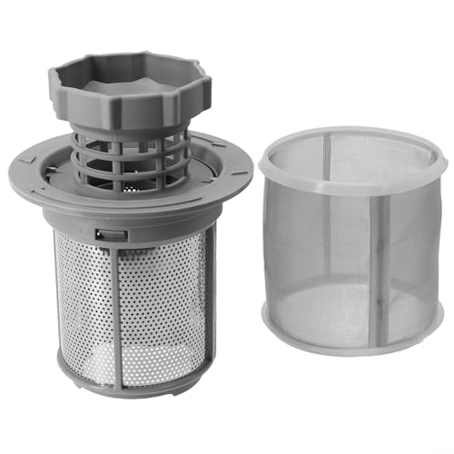 Jotekonoby 427903 170740 Geschirrspüler Mesh Filter Ersatzset mit Edelstahl-Feinsieb 150m Filtersystem 3-teilig Küchengeräte Teile von Jotekonoby