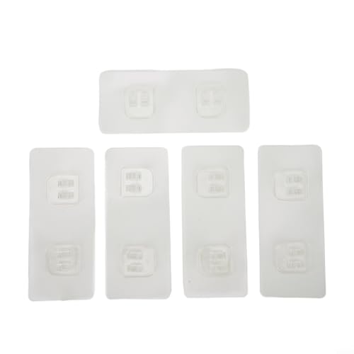 Jotekonoby 5 x wasserdichte, transparente Wandregal-Aufkleber, Wandregal, mit Schraubhaken, Househosy Jotekonoby 5 x wasserdichte, transparente Wandregal-Aufkleber, Wandregal, mit Schraubhaken, Househosy von Jotekonoby
