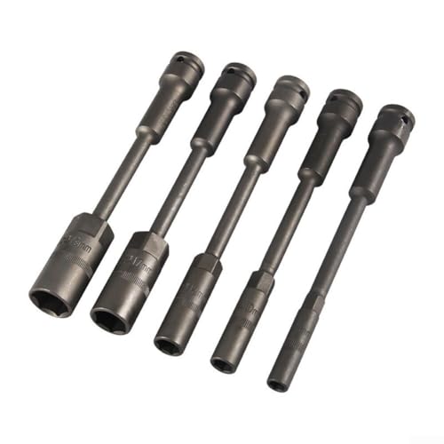Jotekonoby 8–19 mm extra lange dünne Wand-Stecknuss 200 mm Sechskantmutter-Steckschlüssel für Autos Jotekonoby 8–19 mm extra lange dünne Wand-Stecknuss 200 mm Sechskantmutter-Steckschlüssel für Autos von Jotekonoby