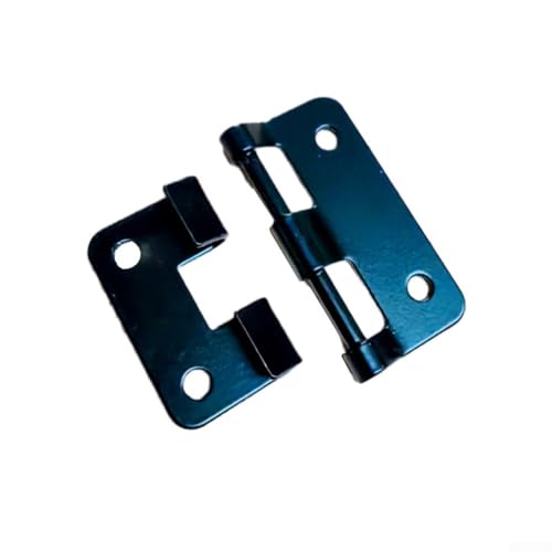 Jotekonoby Abnehmbares Scharnier aus Eisen, 56 x 30,5 x 43,5 mm, schwarz, Schrankbeschläge für Instrumentenkoffer, Flugkoffer, Türen, Schränke, Kleiderschränke, Wohnmöbel, Industrie von Jotekonoby