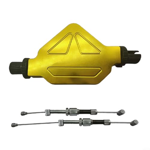 Jotekonoby CNC-Aluminium-Kupplungsverstärker für Dirt Bike und Geländemotorräder mit müheloser Bedienung und verbesserter Kontrolle (LHZLQ-002 Gelb) von Jotekonoby