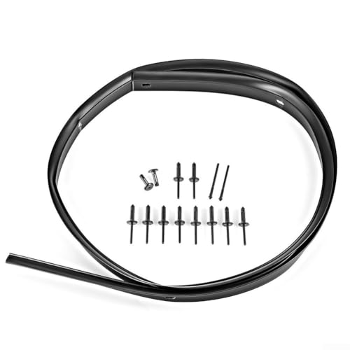 Jotekonoby Challenger Motorhaubendichtung, Gummi-Frontblende, Stoßstangen-Wetterleiste mit Nieten, kompatibel mit 2008–2022 Challenger Motorraum, Wasser-/Staubschutz-Set von Jotekonoby