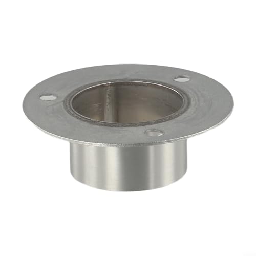 Jotekonoby Edelstahl-Handlauf-Wandhalterung mit rundem Flansch für 38 mm und 51 mm Schienen, langlebige Verbindungsarmatur für Treppen, Balustraden, Kleiderschränke, (51 mm) von Jotekonoby