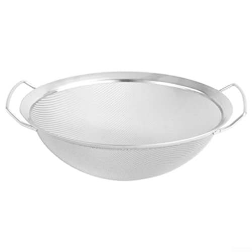 Jotekonoby Edelstahl-Siebkorb mit Griff, Lebensmittelsieb, Reissieb, zum Spülen von Lebensmitteln, Obst, Gemüse, Abseihen, Abtropfen (16 cm) von Jotekonoby