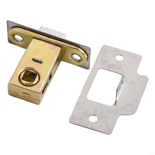 Jotekonoby Einsteckschloss für Innentür mit flacher Frontplatte, wendbarer Zinklegierung, Türschlossmechanismus für Hebelgriffe mit Durchschraubung, geeignet für (30 mm) von Jotekonoby