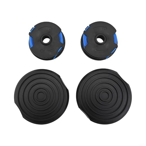 Jotekonoby Ersatzspule und Abdeckung für Bauer 20115E-B Trimmer (Spule × 2 + Abdeckung × 2) von Jotekonoby