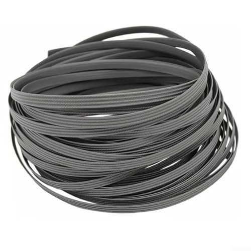 Jotekonoby Flaches Korbgeflecht-Reparaturset, 36,6 m, wasserdichtes Rattan für die Restaurierung von Gartenmöbeln, Rattan-Reparatur-Set für Rattanmöbel, Terrasse, Stuhl, Sofa, Couch (grau) von Jotekonoby