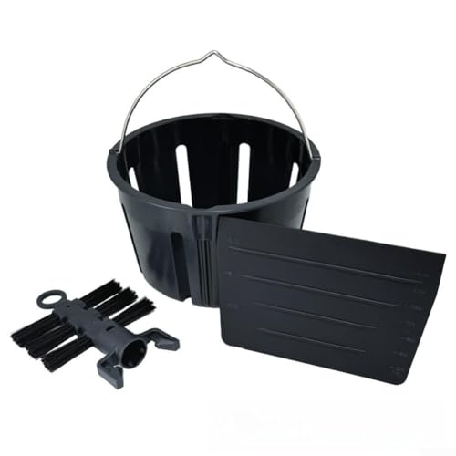 Jotekonoby Für TM5 Für TM6 Dampfgarer Reinigungskorb Set mit Bürstenleitblech, Tiefenreinigung Küchengeräte Zubehör Schwarz PP-Material Jotekonoby Für TM5 Für TM6 Dampfgarer Reinigungskorb Set mit Bürstenleitblech, Tiefenreinigung Küchengeräte Zubehör Schwarz PP-Material von Jotekonoby