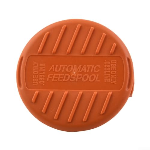 Jotekonoby Garnspulenabdeckung für Black und Decker für Rasentrimmer, Gras für Rasentrimmer (6 x Fadenspule + 1 x Spulenkappe + 1 x Feder) von Jotekonoby