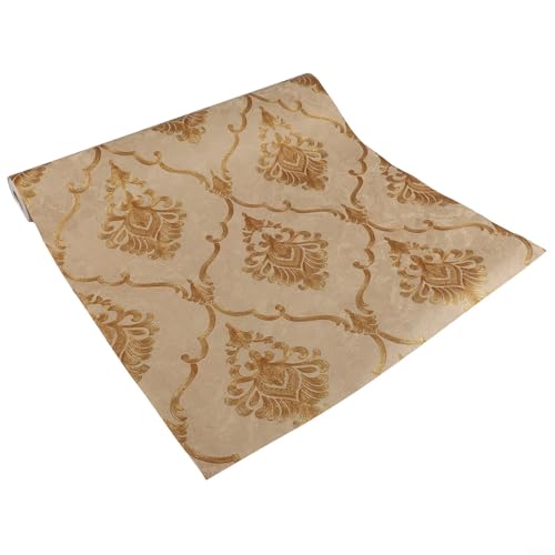 Jotekonoby Klassische Tapete mit großem Muster, 3D-Tapete, luxuriöse Atmosphäre, 0,53 x 9,5 m von Jotekonoby