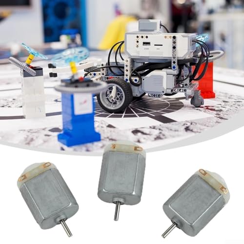 Jotekonoby Kleiner Gleichstrommotor 130 Größe 3V-5V Hochgeschwindigkeits-Elektro-Miniaturmotoren für DIY-Spielzeug-Auto-Lüfter Elektrische Zahnbürste Haartrockner Hobby-Projekte Kit Jotekonoby Kleiner Gleichstrommotor 130 Größe 3V-5V Hochgeschwindigkeits-Elektro-Miniaturmotoren für DIY-Spielzeug-Auto-Lüfter Elektrische Zahnbürste Haartrockner Hobby-Projekte Kit von Jotekonoby