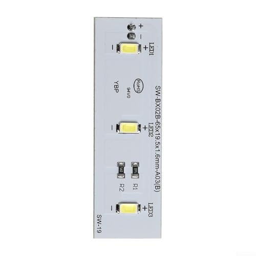 Jotekonoby LED-Lichtleiste für Electrolux Kühlschrank Ersatzteil SW-BX02B 49031078 mit 2-poligem Anschluss DC 12 V Tageslichtweiß Beleuchtung (1 Stück) von Jotekonoby