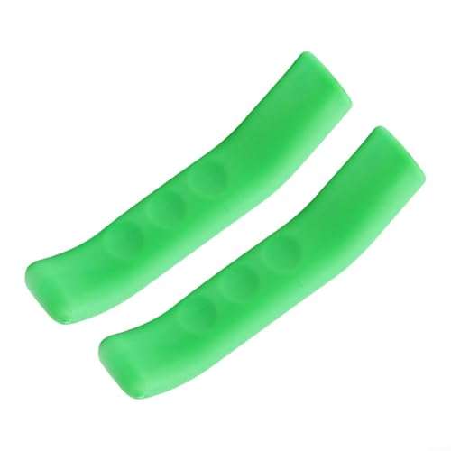 Jotekonoby Leichte, stoßdämpfende Bremshebelabdeckungen für maximale Kontrolle auf Fahrrädern, 1 Paar (grün) von Jotekonoby