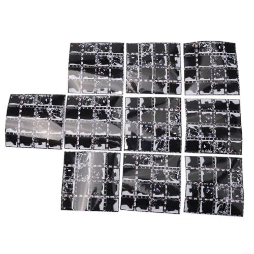 Jotekonoby MSC082 Glitzer-Mosaikfliesen-Aufkleber, für Küche, Badezimmer, Zuhause, 10 x 10 cm, 10 Stück Jotekonoby MSC082 Glitzer-Mosaikfliesen-Aufkleber, für Küche, Badezimmer, Zuhause, 10 x 10 cm, 10 Stück von Jotekonoby