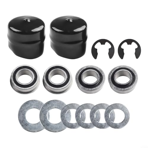 Jotekonoby Metall-Vorderradbuchsen-Umrüstsatz, kompatibel mit Rasenmäher-Modellen, YTH2548 YTA24V48 YTH24k48, Ersatz 532009040 9040H von Jotekonoby