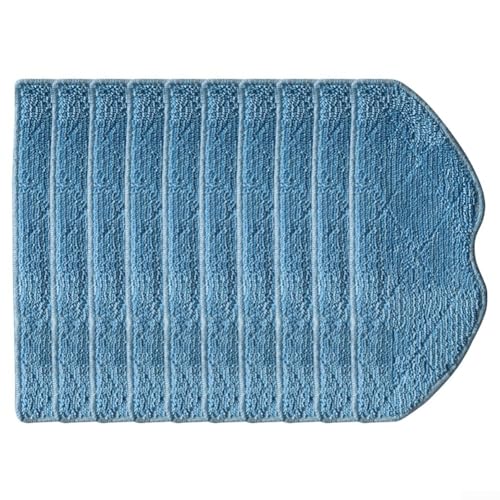 Jotekonoby Mikrofaser-Ersatz-Pads, kompatibel mit Tapo RVA300 Roboter-Staubsauger, Wischmopp-Reiniger-Zubehör, waschbare Reinigungspads, Blau (10 Stück) von Jotekonoby