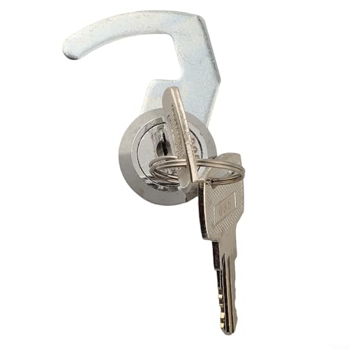 Jotekonoby Nockenschloss aus Zinklegierung, Schnellclip, sicherer Schließzylinder, für Geldschublade, Schließfach, Metallschrank, Flugbox, Briefkasten, Verkaufsautomaten, Werkzeugkasten, Safe (A) von Jotekonoby