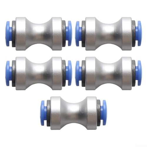 Jotekonoby PTFE Rohrverbinder 5er Set, hitzetolerant -190°C bis 260°C, für Bambu Lab P1P/P1S/X1/X1C/X1E 3D-Drucker für stabile Filamentzufuhr von Jotekonoby