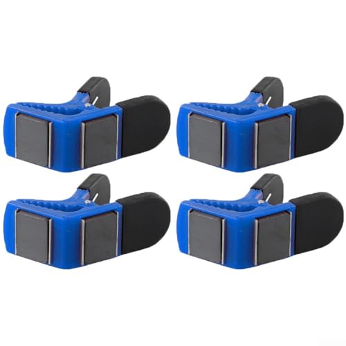 Jotekonoby Pinselhalter-Clips, magnetisches Design, mit Dosenöffner, Werkzeug, 4 Stück, Kunststoff, Werkstatt, Malhilfen für Heimwerker und professionellen Gebrauch von Jotekonoby