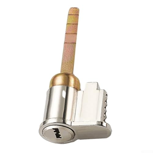 Jotekonoby Schiebetür-Zylinderschloss, Edelstahl, Einzelzungenschloss, Mechanismus für Badezimmer, WC, Innentüren, leise, rostbeständige Hardware Jotekonoby Schiebetür-Zylinderschloss, Edelstahl, Einzelzungenschloss, Mechanismus für Badezimmer, WC, Innentüren, leise, rostbeständige Hardware von Jotekonoby