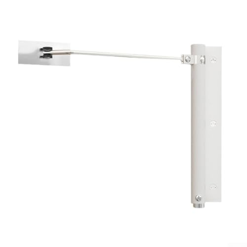 Jotekonoby Schiebetürschließer, hydraulisch, leise, automatisch, selbstschließend, verstellbar, Aluminiumlegierung, sanfter Rückprall für Zuhause, Büro (weiß) von Jotekonoby
