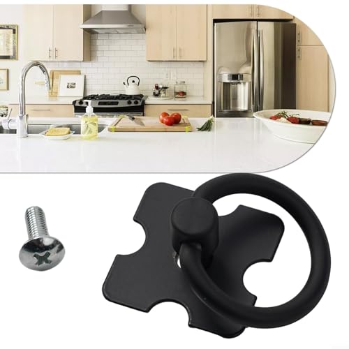 Jotekonoby Schrankgriffe aus Metall im Vintage-Stil mit quadratischer Rückplatte, Schubladenknöpfe und Zugringgriffe aus antiker Legierung für Holzschränke, Schubladen, Truhen und Möbel (10 Stück Jotekonoby Schrankgriffe aus Metall im Vintage-Stil mit quadratischer Rückplatte, Schubladenknöpfe und Zugringgriffe aus antiker Legierung für Holzschränke, Schubladen, Truhen und Möbel (10 Stück von Jotekonoby